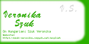 veronika szuk business card